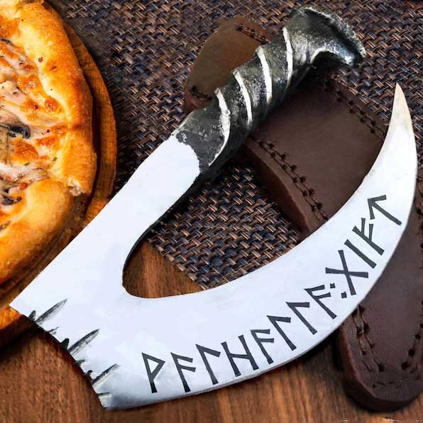 Best Viking Pizza Cutter Axe Mini Axe Camping Axe Kitchen Axe selling Set Chef Axe Set Christmas Gift Idea Gift for him Gift for her Handmade Gift