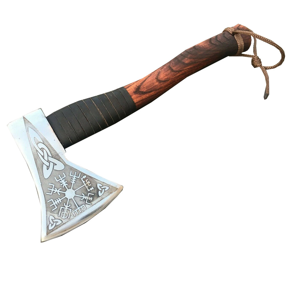 Viking Vegvisir Compass Viking Axe Best Outdoor Camping Axe | Annivers ...