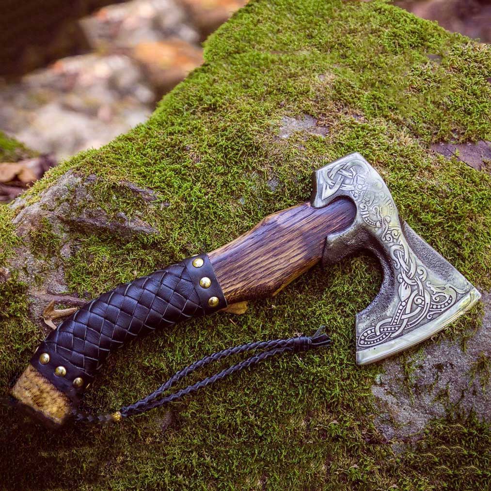 Fully Hand-Forged Vine Viking Axe Best Gift | Wedding Gift, Anniversar ...