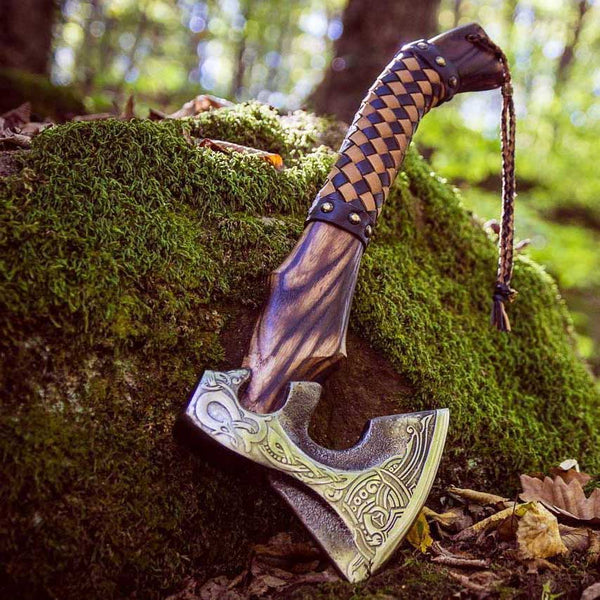 Odin's Viking Axe Best Outdoor Survival Viking Nordic Axe | Wedding Gift, Anniversary Gift, Best Gift's For Him