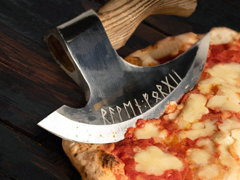 Pizza deals Axe , Viking pizza cutter axe , Viking Bearded Camping Axe, Best Birthday & Anniversary Gift For Him